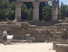 Roman Columns at Ancient Corinth