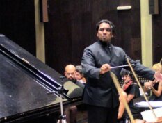 Conductor Kevin Punnackal, 2019 Mastering Concertos Conducting Masterclass